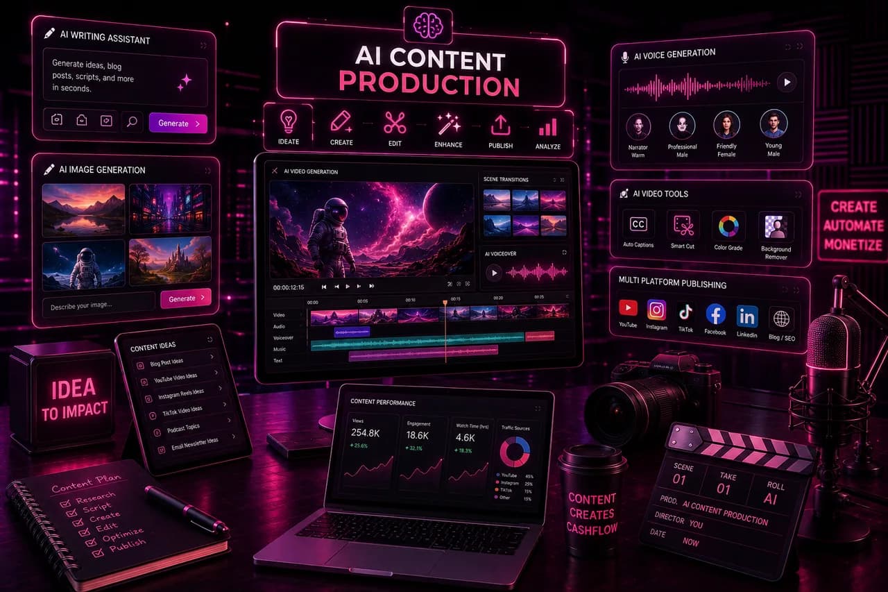AI-Powered Content Creation & Video Production